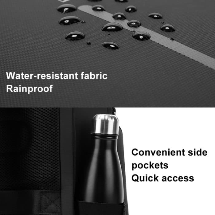 BANGE BG-8013 Herren Business-Rucksack Pendler-Laptop-Umhängetasche – Bild 8