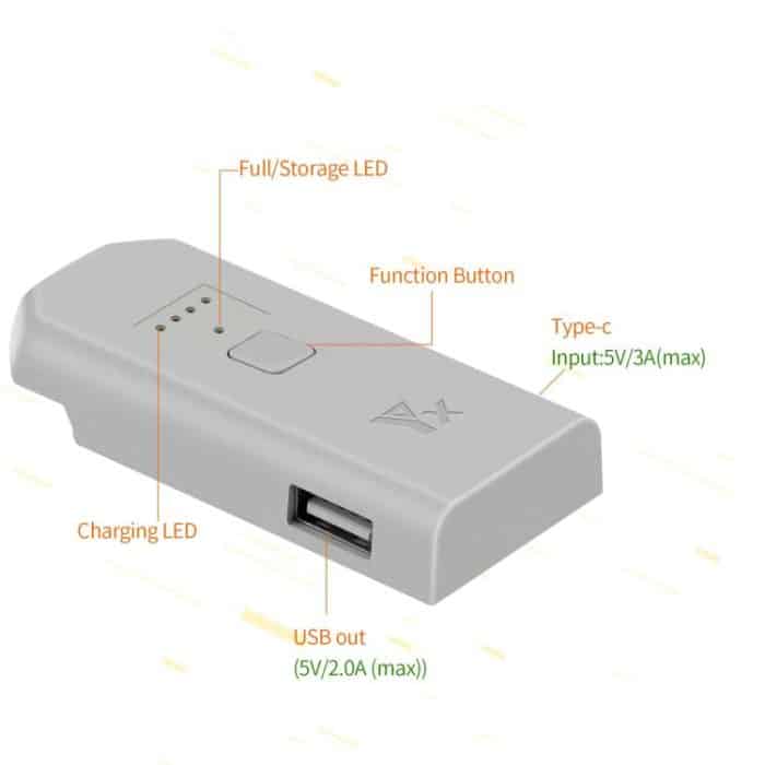Für DJI Neo Drone YX Batterie Ladegerät USB-C/Typ-C Port Batterie Manager, 1-Channel – Bild 8
