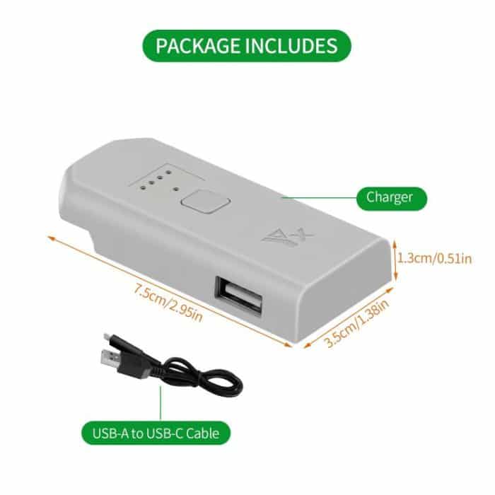 Für DJI Neo Drone YX Batterie Ladegerät USB-C/Typ-C Port Batterie Manager, 1-Channel – Bild 9