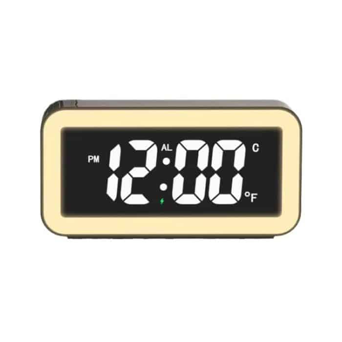 S281A LED-Atmosphärenlicht-Kalender-/Temperaturanzeige-Uhr mit kabelloser Ladefunktion – Bild 2