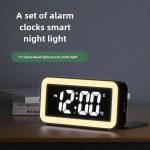 S281A LED-Atmosphärenlicht-Kalender-/Temperaturanzeige-Uhr mit kabelloser Ladefunktion – Bild 5