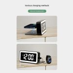 S281A LED-Atmosphärenlicht-Kalender-/Temperaturanzeige-Uhr mit kabelloser Ladefunktion – Bild 8