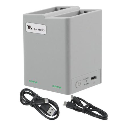 Für DJI Mini 4 Pro / Mini 3 Pro / Mini 3 YX Dual-Weg Ladegerät Batterie Manager, Without Plug, With 35W US Plug, With 35W EU Plug