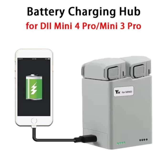 Für DJI Mini 4 Pro / Mini 3 Pro / Mini 3 YX Dual-Weg Ladegerät Batterie Manager, Without Plug, With 35W US Plug, With 35W EU Plug – Bild 2