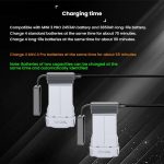 Für DJI Mini 4 Pro / Mini 3 Pro / Mini 3 Farbbildschirm Digitalanzeige Vier-Wege-Ladegerät Batteriemanager, US Plug, EU Plug, AU Plug, UK Plug – Bild 3