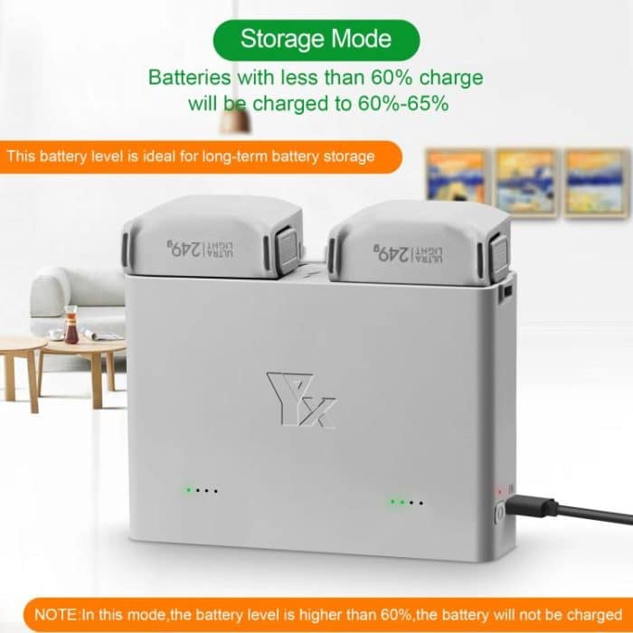 Für DJI Mini 4 Pro / Mini 3 Pro / Mini 3 YX Zwei-Wege-Ladegerät Batterie-Manager, Two-Way – Bild 3