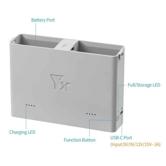 Für DJI Mini 4 Pro / Mini 3 Pro / Mini 3 YX Zwei-Wege-Ladegerät Batterie-Manager, Two-Way – Bild 8