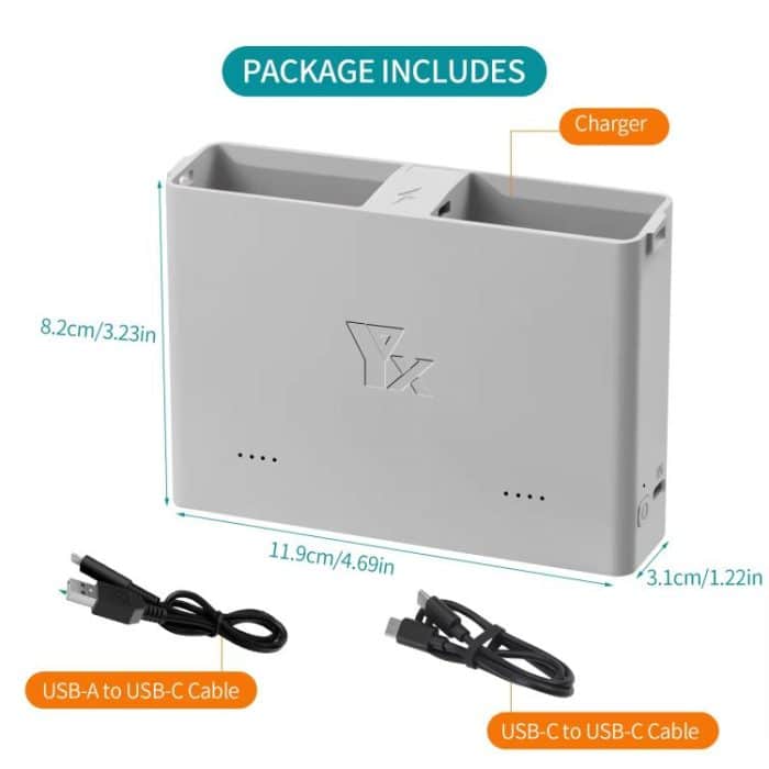 Für DJI Mini 4 Pro / Mini 3 Pro / Mini 3 YX Zwei-Wege-Ladegerät Batterie-Manager, Two-Way – Bild 9