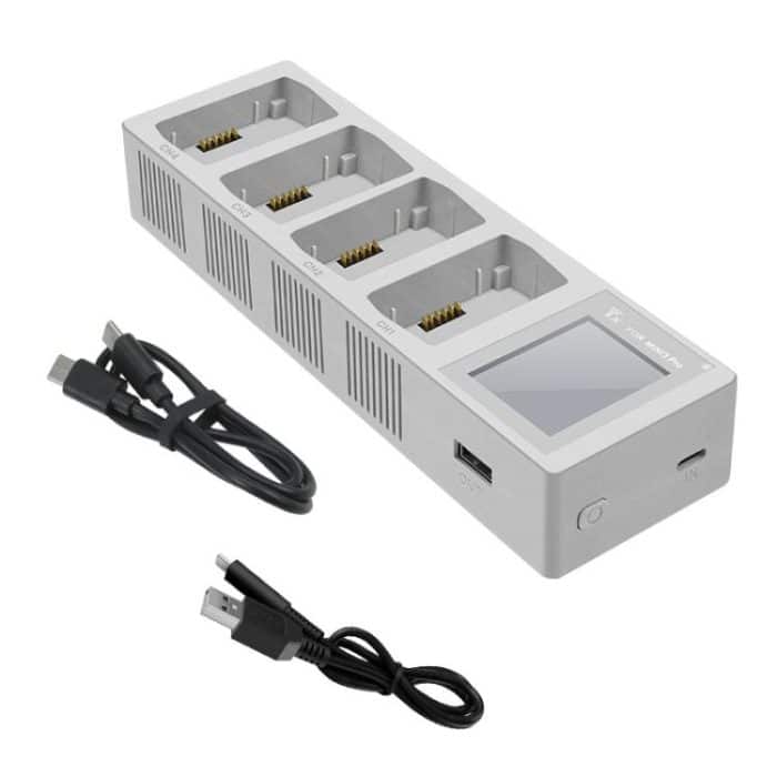 Für DJI Mini 4 Pro / Mini 3 Pro / Mini 3 YX Vier-Wege-Farbbildschirm-Ladegerät Batterie-Manager, Four-Way – Bild 1