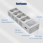 Für DJI Mini 4 Pro / Mini 3 Pro / Mini 3 YX Vier-Wege-Farbbildschirm-Ladegerät Batterie-Manager, Four-Way – Bild 9