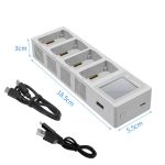 Für DJI Mini 4 Pro / Mini 3 Pro / Mini 3 YX Vier-Wege-Farbbildschirm-Ladegerät Batterie-Manager, Four-Way – Bild 10