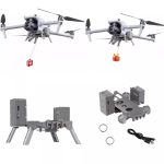 Für DJI Air 3S / Air 3 Drone YX Airdrop System Wiederaufladbarer Werfer Last 500g, For DJI Air 3S / Air 3