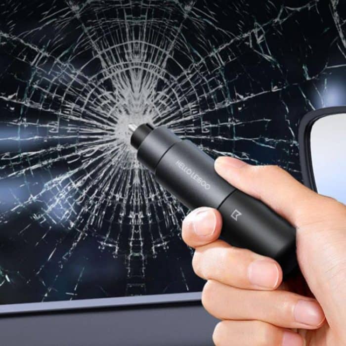 HALLO LEIBOO AD-1 Autofensterbrecher Fahrzeug Multifunktionaler Fluchtsicherheitshammer – Bild 2