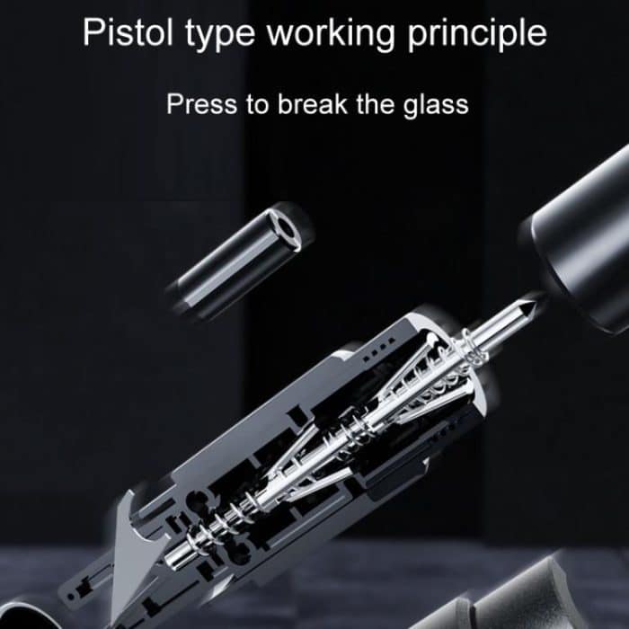 HALLO LEIBOO AD-1 Autofensterbrecher Fahrzeug Multifunktionaler Fluchtsicherheitshammer – Bild 6