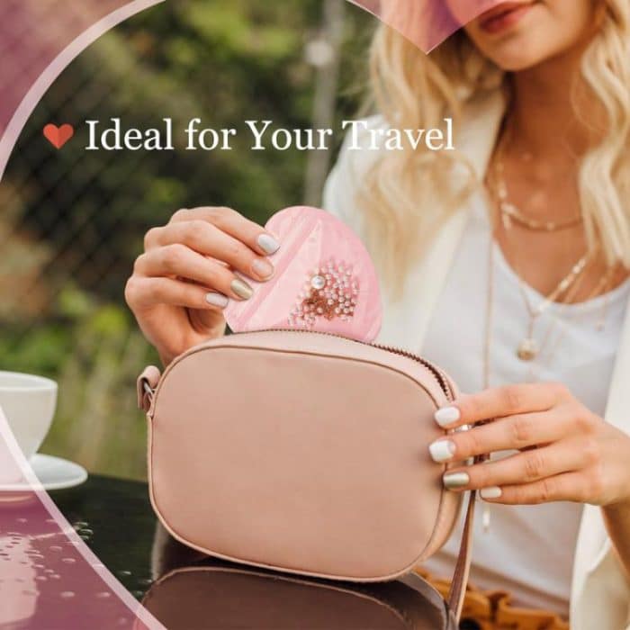 100 stücke PVC Herz-förmigen Schmuck Lagerung Beutel Nette Liebe Abdichtung Tasche Geschenk Verpackung Taschen – Bild 7