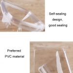 100 Stück tragbare PVC-Schmuckaufbewahrungsbeutel, transparent, antioxidativ, staubdicht, für Ohrringe, Halsketten, Armbänder, Siegelbeutel – Bild 4