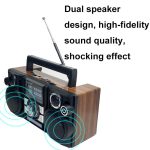 COLON RX-65SD Solarbetriebenes Stereo-FM-Radio Kabelloser Bluetooth-Lautsprecher – Bild 4