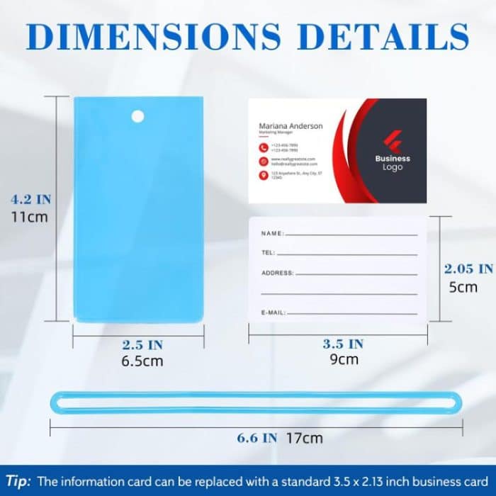 Bunte Gepäckanhänger aus PVC, Einlegekarte aus weichem Gummi, Gepäckanhänger, Ausweis, Reisekoffer, Check-in-Etikett, 10pcs – Bild 4