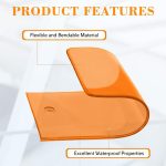 Bunte Gepäckanhänger aus PVC, Einlegekarte aus weichem Gummi, Gepäckanhänger, Ausweis, Reisekoffer, Check-in-Etikett, 10pcs – Bild 5