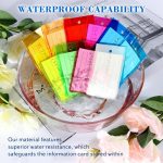 Bunte Gepäckanhänger aus PVC, Einlegekarte aus weichem Gummi, Gepäckanhänger, Ausweis, Reisekoffer, Check-in-Etikett, 10pcs – Bild 6