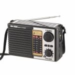 Isolariearth IS-F10S Solarbetriebener Vollband-FM/AM/SW-Radio-Bluetooth-Lautsprecher mit Taschenlampe