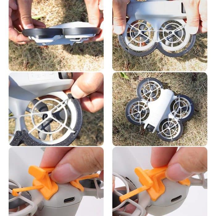 Für DJI Neo CQT Aufprallschutzabdeckung + Stoßstange + Klappständer + Heckflügel 4-in-1-Set, 4 In 1 Set – Bild 12