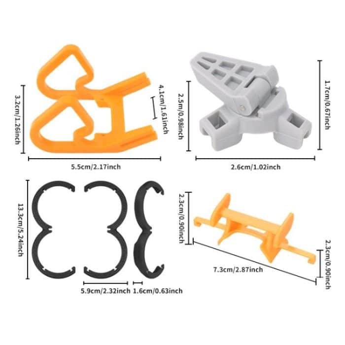 Für DJI Neo CQT Aufprallschutzabdeckung + Stoßstange + Klappständer + Heckflügel 4-in-1-Set, 4 In 1 Set – Bild 14