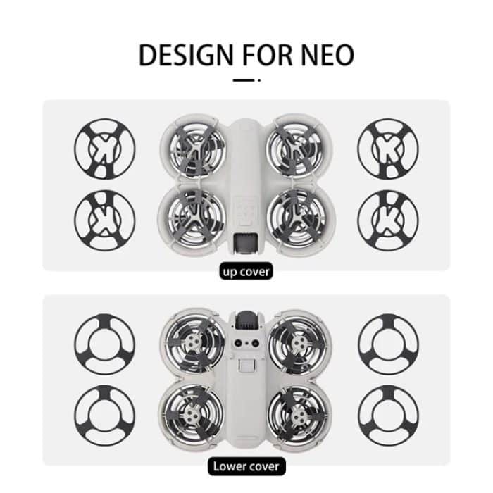 Für DJI Neo CQT Drone Landing Scratch Schutzhülle Verhindern Finger Scratch Schutzhülle Zubehör, Upper Black, Upper Gray, Upper Orange, Lower Black, Lower Gray, Lower Orange – Bild 7