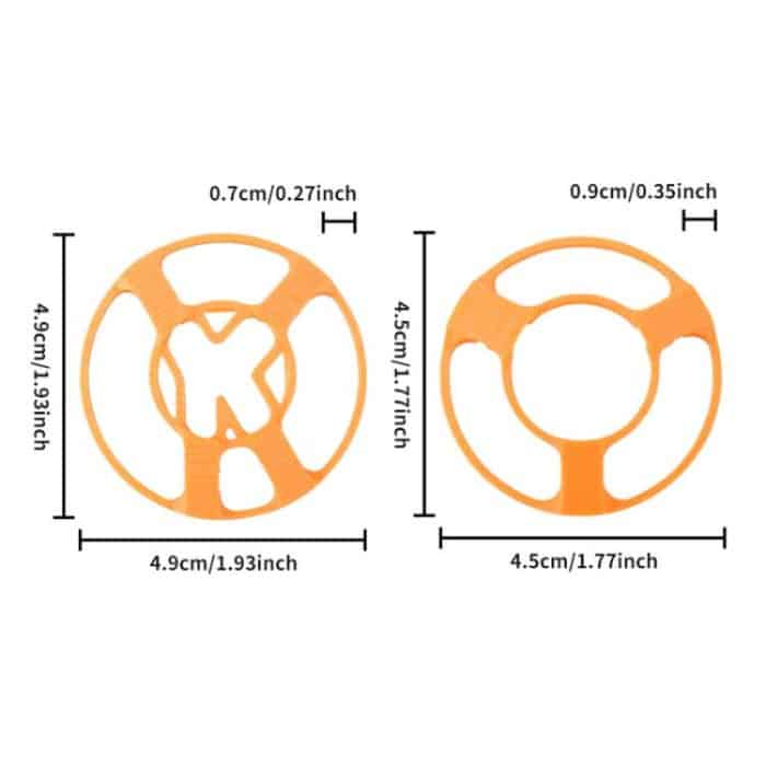 Für DJI Neo CQT Drone Landing Scratch Schutzhülle Verhindern Finger Scratch Schutzhülle Zubehör, Upper Black, Upper Gray, Upper Orange, Lower Black, Lower Gray, Lower Orange – Bild 9