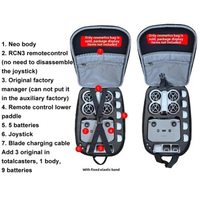 Für DJI Neo BKANO NE-005 Tragbare Schultertasche Organizer Brusttasche, NE-005 – Bild 4