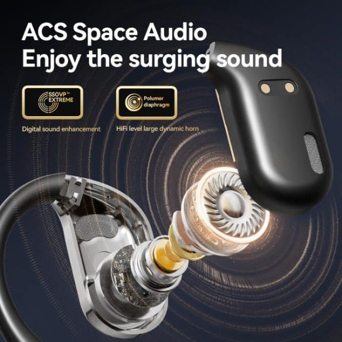 M75 On-Ear AI Intelligente Übersetzung Sprache Konferenzaufzeichnung Drahtloser Bluetooth-Kopfhörer mit digitaler Anzeige – Bild 8