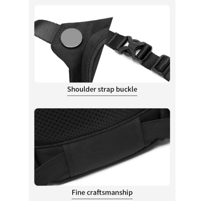 Ozuko Beintasche für Motorradfahrer, multifunktionale, sportliche, wasserdichte Hüfttasche – Bild 4