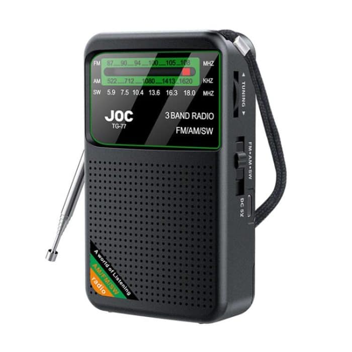 JOC TG-77 Mini FM/AM/SW Tragbares Vollband-Vollkanalradio – Bild 1