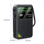 JOC TG-77 Mini FM/AM/SW Tragbares Vollband-Vollkanalradio – Bild 3