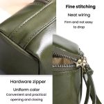 Tragbare Eimertasche aus Ölwachs-PU-Leder, Mini-Retro-Lippenstift-Kopfhörertasche, Aufbewahrungstasche für kleine Gegenstände, Münzgeldbörse – Bild 9