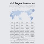 X7 7-Zoll-HD-Touch-Dual-Screen 2,4/5,0 G Business Intelligenter Sprachübersetzer – Bild 12