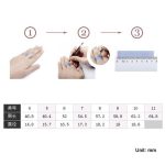 S925 Sterling Silber Platinierter geflochtener Hohlring – Bild 6