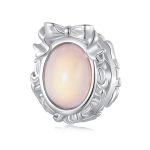 S925 Sterling Silber Platin-Plattierte Fantasie Bogen Starlight DIY Perlen