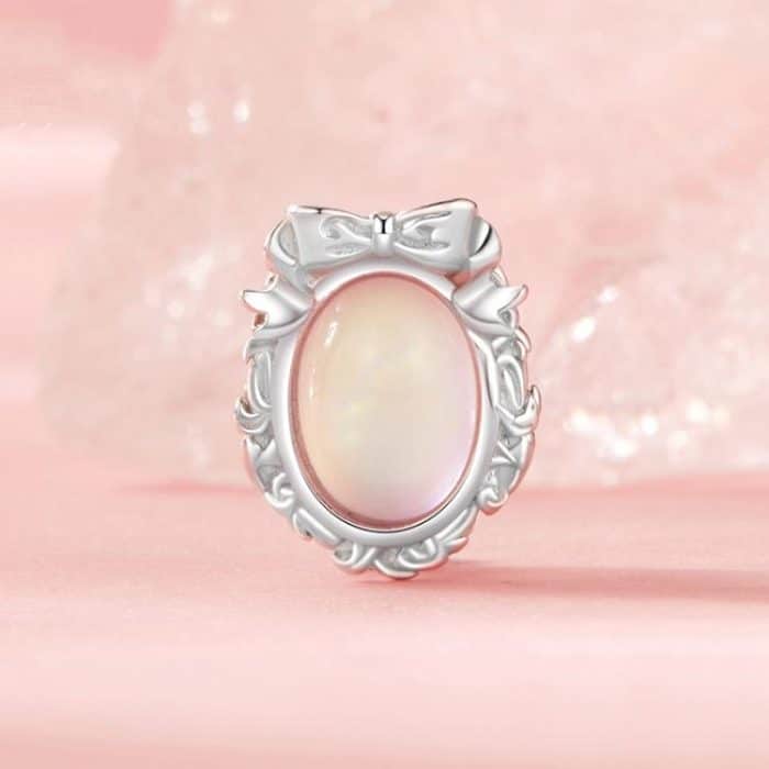 S925 Sterling Silber Platin-Plattierte Fantasie Bogen Starlight DIY Perlen – Bild 2