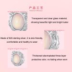 S925 Sterling Silber Platin-Plattierte Fantasie Bogen Starlight DIY Perlen – Bild 4