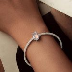 S925 Sterling Silber Platin-Plattierte Fantasie Bogen Starlight DIY Perlen – Bild 5