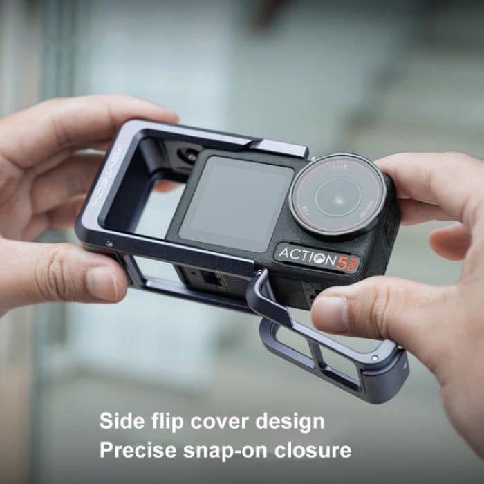 PGYTECH P-42C-010 Metall-Kaninchenkäfig, Aluminiumlegierung, erweiterter Schutzrand, Action 5 Pro Metal – Bild 5