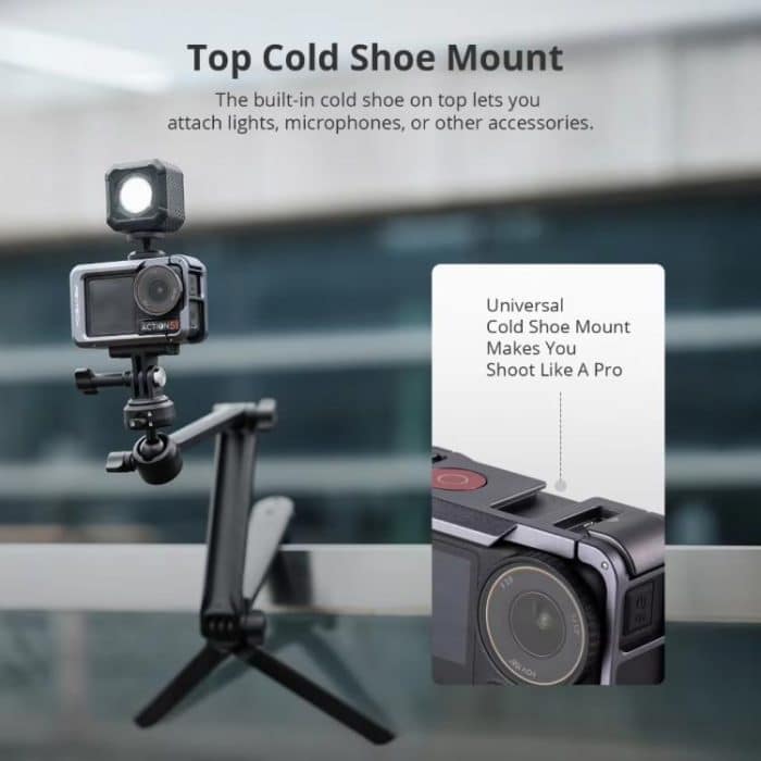 PGYTECH P-42C-010 Metall-Kaninchenkäfig, Aluminiumlegierung, erweiterter Schutzrand, Action 5 Pro Metal – Bild 7