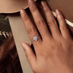 S925 Sterling Silber Platinierter Achat Hauptsteinring – Bild 4