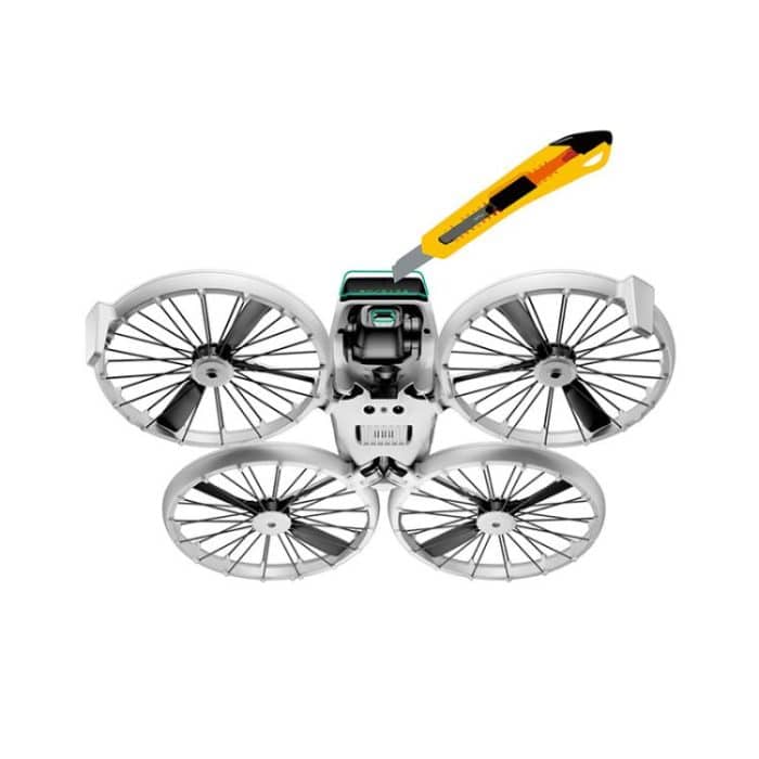 4 in 1 Drohnen-Nanolinsenradar, kratzfest, HD-Vollverpackung, Schutzfolie, For DJI Flip CQT – Bild 5