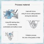 S925 Sterling Silber Oxidierte Flugzeug Starburst DIY Perlen – Bild 6