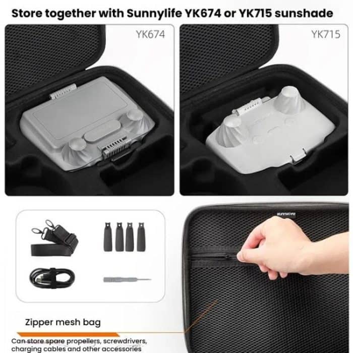 Für DJI Flip Sunnylife FP-B959 Organizer Tasche Glatte Fliegen Kit Umhängetasche, FP-B959 – Bild 5