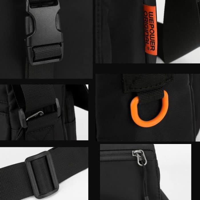 WEPOWER Lässige Umhängetasche für Herren und Damen, Unisex, wasserdichte Schultertasche für Paare – Bild 6