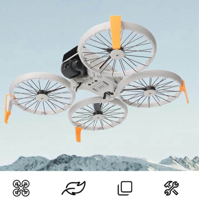 Für DJI Flip CQT 4-in-1-Drohne, zusammenklappbarer Booster-Ständer, kratz- und verschleißfeste Landeschutzhalterung – Bild 2