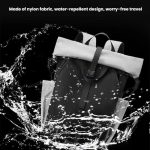 WEPOWER Rucksack für Männer und Frauen in Kontrastfarbe für den Weg zur Arbeit, große Kapazität, Freizeittasche – Bild 7